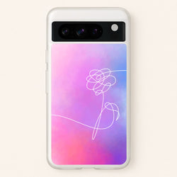 BTS Flower Pattern - K Pop  - BTS Phone Case for Google Pixel 8 Pro