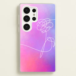 BTS Flower Pattern - K Pop  - BTS Phone Case for Galaxy S25 Ultra
