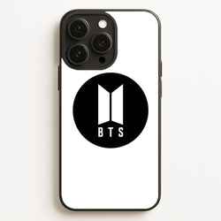 BTS logo Black - K Pop  - BTS Phone Case for iPhone 16 Pro Max