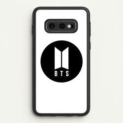 BTS logo Black - K Pop  - BTS Phone Case for Galaxy S10e