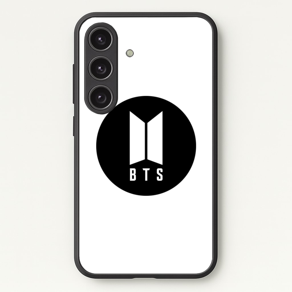 BTS logo Black - K Pop  - BTS Phone Case for Galaxy S24 Plus