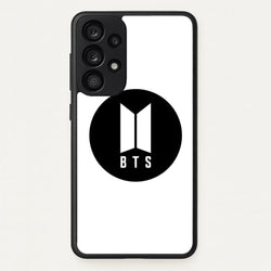 BTS logo Black - K Pop  - BTS Phone Case for Galaxy A33