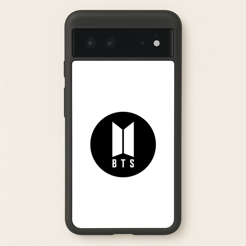 BTS logo Black - K Pop  - BTS Phone Case for Google Pixel 6
