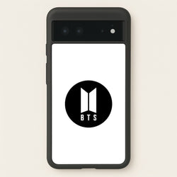 BTS logo Black - K Pop  - BTS Phone Case for Google Pixel 6