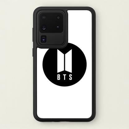 BTS logo Black - K Pop  - BTS Phone Case for Galaxy S20 Ultra