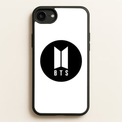 BTS logo Black - K Pop  - BTS Phone Case for iPhone 6 / 7 / 8 / SE