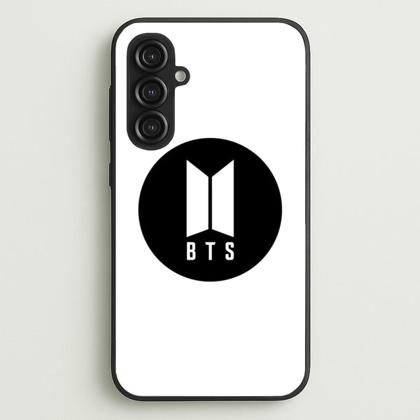 BTS logo Black - K Pop  - BTS Phone Case for Galaxy S23FE