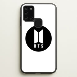 BTS logo Black - K Pop  - BTS Phone Case for Galaxy A21s