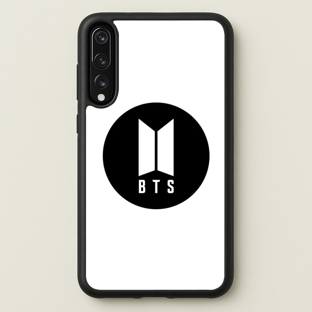 BTS logo Black - K Pop  - BTS Phone Case for Huawei P20 Pro