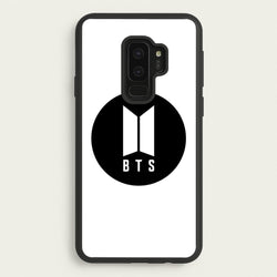 BTS logo Black - K Pop  - BTS Phone Case for Galaxy S9 Plus