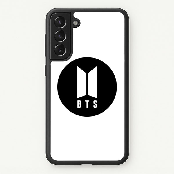 BTS logo Black - K Pop  - BTS Phone Case for Galaxy S22 Plus