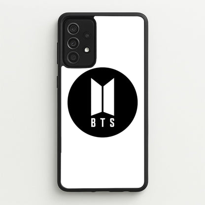BTS logo Black - K Pop  - BTS Phone Case for Galaxy A52 / A52s