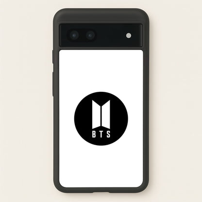 BTS logo Black - K Pop  - BTS Phone Case for Google Pixel 7a