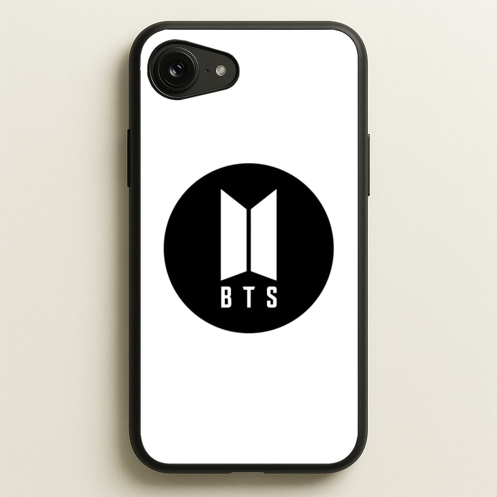 BTS logo Black - K Pop  - BTS Phone Case for iPhone 16e
