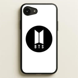 BTS logo Black - K Pop  - BTS Phone Case for iPhone 16e