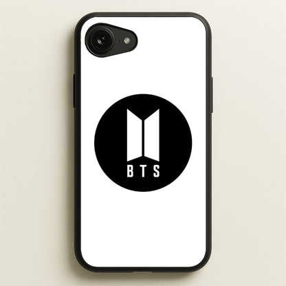BTS logo Black - K Pop  - BTS Phone Case for iPhone 16e