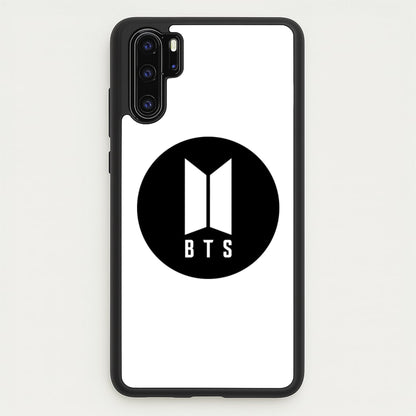 BTS logo Black - K Pop  - BTS Phone Case for Huawei P30 Pro