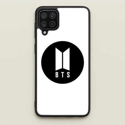 BTS logo Black - K Pop  - BTS Phone Case for Galaxy A12