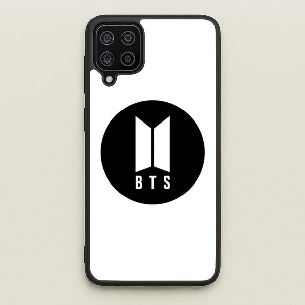 BTS logo Black - K Pop  - BTS Phone Case for Galaxy A12