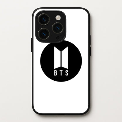 BTS logo Black - K Pop  - BTS Phone Case for iPhone 15 Pro