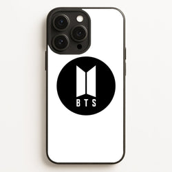 BTS logo Black - K Pop  - BTS Phone Case for iPhone 12 Pro Max