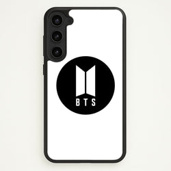 BTS logo Black - K Pop  - BTS Phone Case for Galaxy S23 Plus