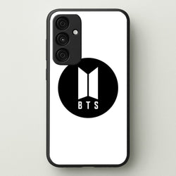 BTS logo Black - K Pop  - BTS Phone Case for Galaxy A35