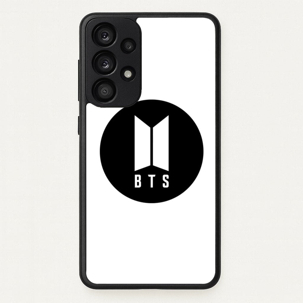 BTS logo Black - K Pop  - BTS Phone Case for Galaxy A53