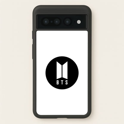 BTS logo Black - K Pop  - BTS Phone Case for Google Pixel 7 Pro