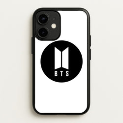 BTS logo Black - K Pop  - BTS Phone Case for iPhone 12 Mini