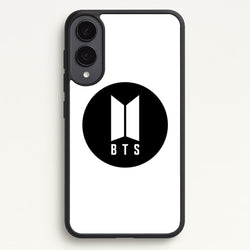 BTS logo Black - K Pop  - BTS Phone Case for Galaxy S25 Edge