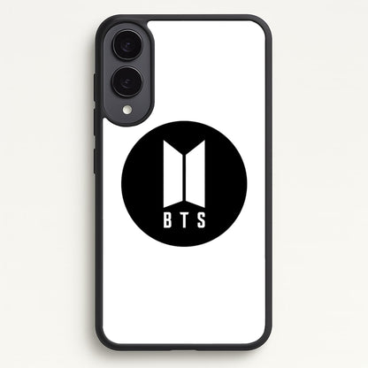 BTS logo Black - K Pop  - BTS Phone Case for Galaxy S25 Edge