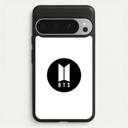 BTS logo Black - K Pop  - BTS Phone Case for Google Pixel 9 Pro XL