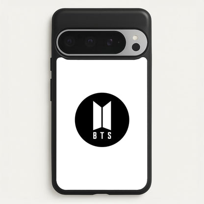 BTS logo Black - K Pop  - BTS Phone Case for Google Pixel 9 Pro XL