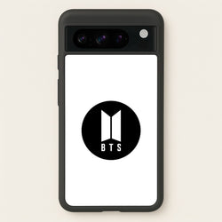 BTS logo Black - K Pop  - BTS Phone Case for Google Pixel 8 Pro