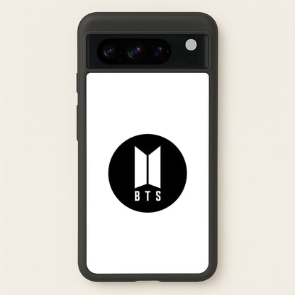 BTS logo Black - K Pop  - BTS Phone Case for Google Pixel 8 Pro