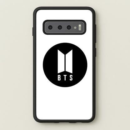 BTS logo Black - K Pop  - BTS Phone Case for Galaxy S10 Plus