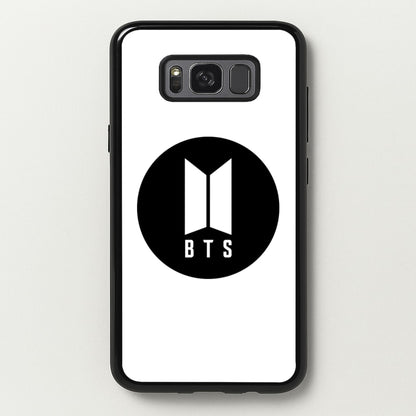 BTS logo Black - K Pop  - BTS Phone Case for Galaxy S8