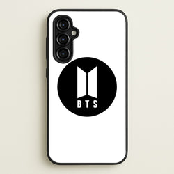 BTS logo Black - K Pop  - BTS Phone Case for Galaxy A54