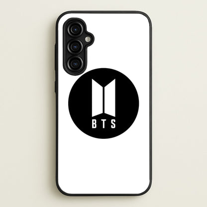BTS logo Black - K Pop  - BTS Phone Case for Galaxy A54