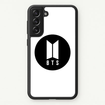 BTS logo Black - K Pop  - BTS Phone Case for Galaxy S21