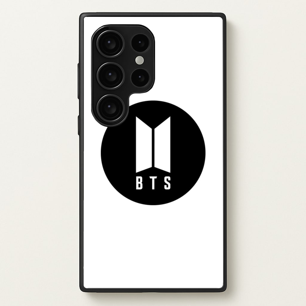 BTS logo Black - K Pop  - BTS Phone Case for Galaxy S24 Ultra
