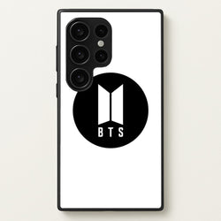 BTS logo Black - K Pop  - BTS Phone Case for Galaxy S24 Ultra