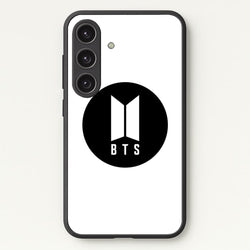 BTS logo Black - K Pop  - BTS Phone Case for Galaxy S24FE