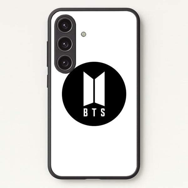 BTS logo Black - K Pop  - BTS Phone Case for Galaxy S24FE