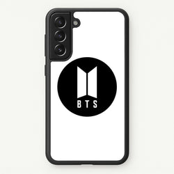 BTS logo Black - K Pop  - BTS Phone Case for Galaxy S21 Plus