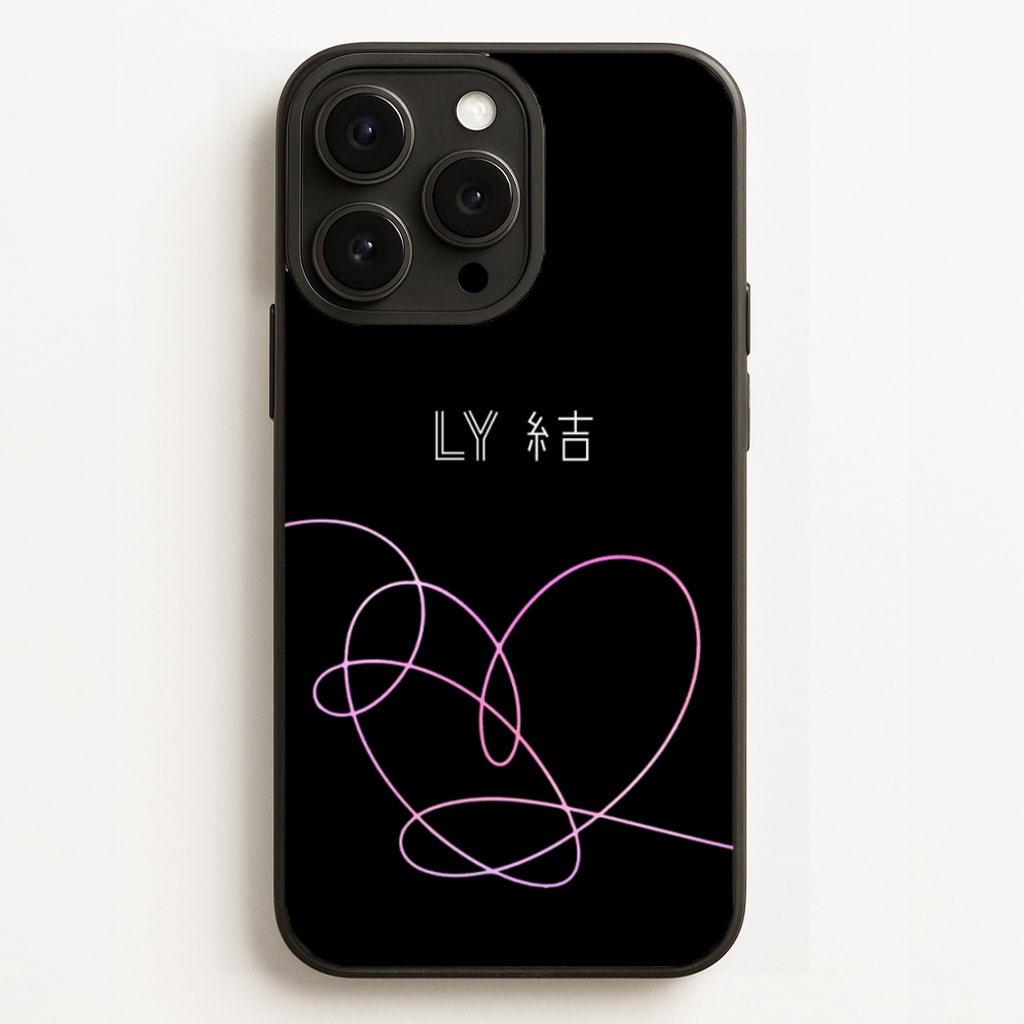LY Heart - K Pop  - BTS Phone Case for iPhone 16 Pro Max