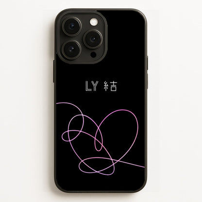 LY Heart - K Pop  - BTS Phone Case for iPhone 16 Pro Max