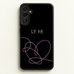 LY Heart - K Pop  - BTS Phone Case for Galaxy A34