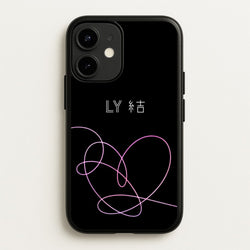 LY Heart - K Pop  - BTS Phone Case for iPhone 12 Mini